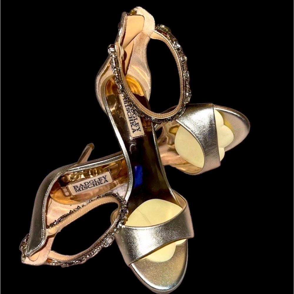 Badgley Mischka Jeweled heels